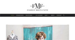 Desktop Screenshot of fashionmeetsfaith.com